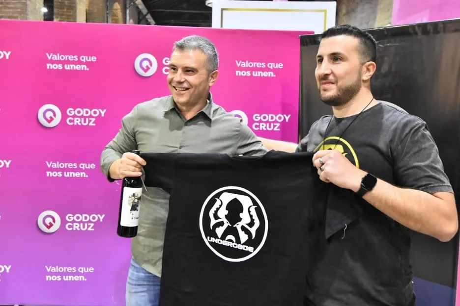 Danilo Vezzoni y Diego Costarelli durante el evento.